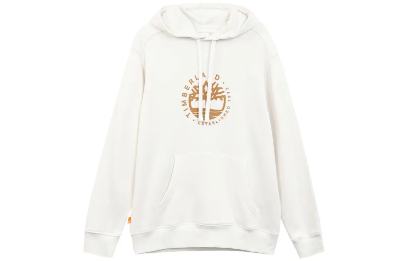 Timberland Sweatshirts Men's White Hooded Moderate Regular