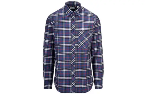 Burberry Shirt Men's Marine Blue