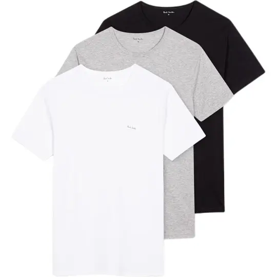 Paul Smith Logo Embroidered Three Pack Of T Shirt