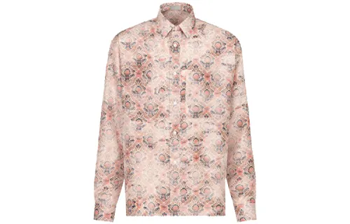 DIOR Quarterly New Products Shirts Men's Pink Lapel Moderate Other