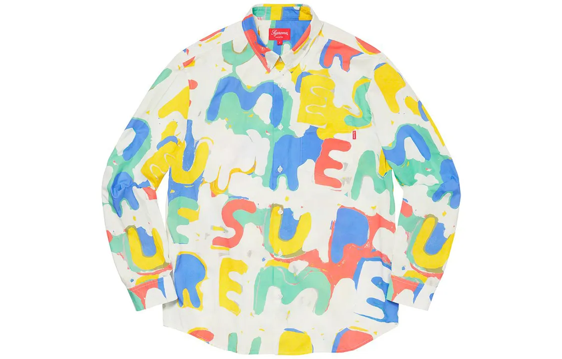 Supreme Painted Logo Shirt