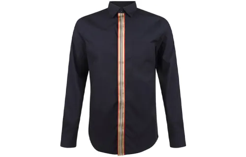 Burberry Shirt Men's Marine Blue