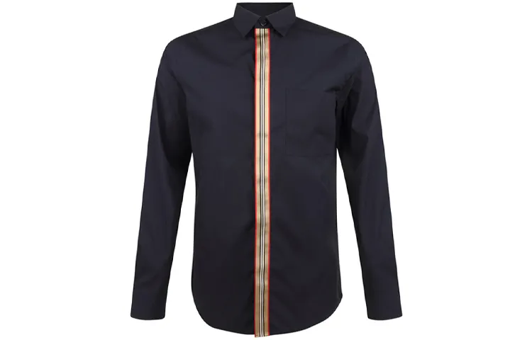 Burberry Shirt Men's Marine Blue