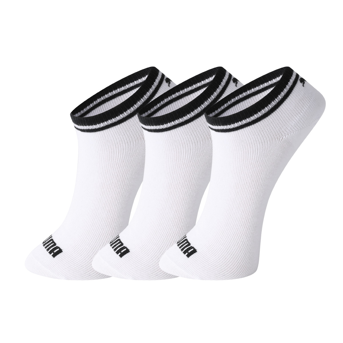 PUMA Ankle Socks Unisex 3 Pack White