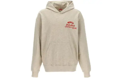 KENZO Drawn Varsity Tiger Printed Hoodie