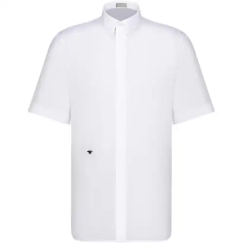 DIOR Quarterly New Products Shirts Men's White Stand Collar Moderate Other