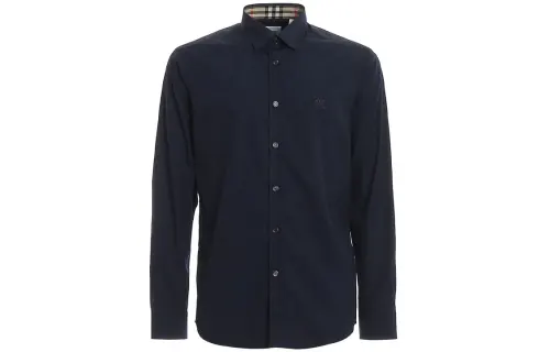 Burberry Shirt Men's Marine Blue