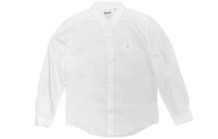 Timberland Shirts Men's White Pointed Collar Moderate Shirt