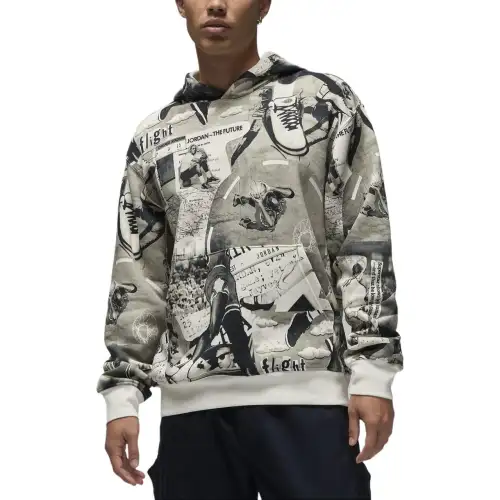 Jordan Brooklyn Fleece Printed Pullover Hoodie