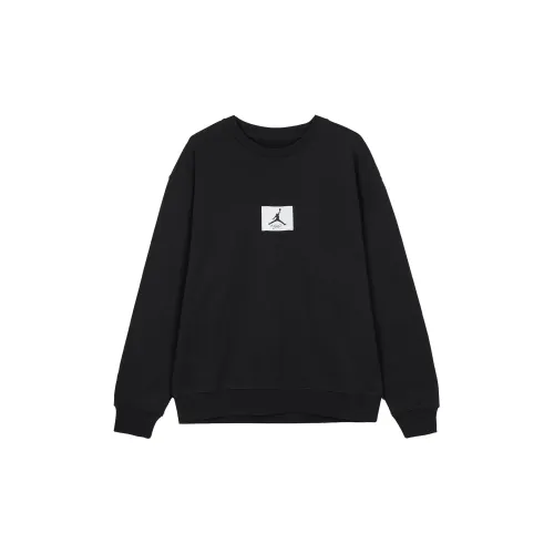 Jordan Sweatshirts Men's Black Crew Neck Moderate