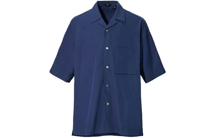 UNIQLO FW20 Jil Sander Collaboration Collection Shirt Men's Sea Blue