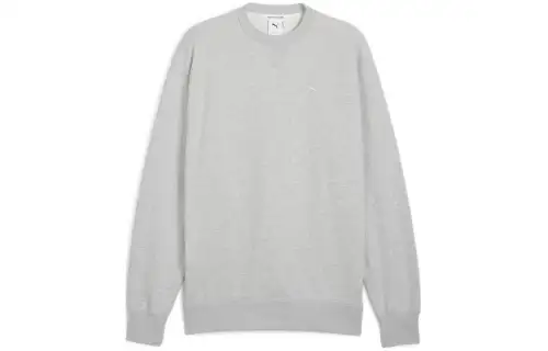 PUMA Sweatshirts Men's Gray Crew Neck Moderate Other