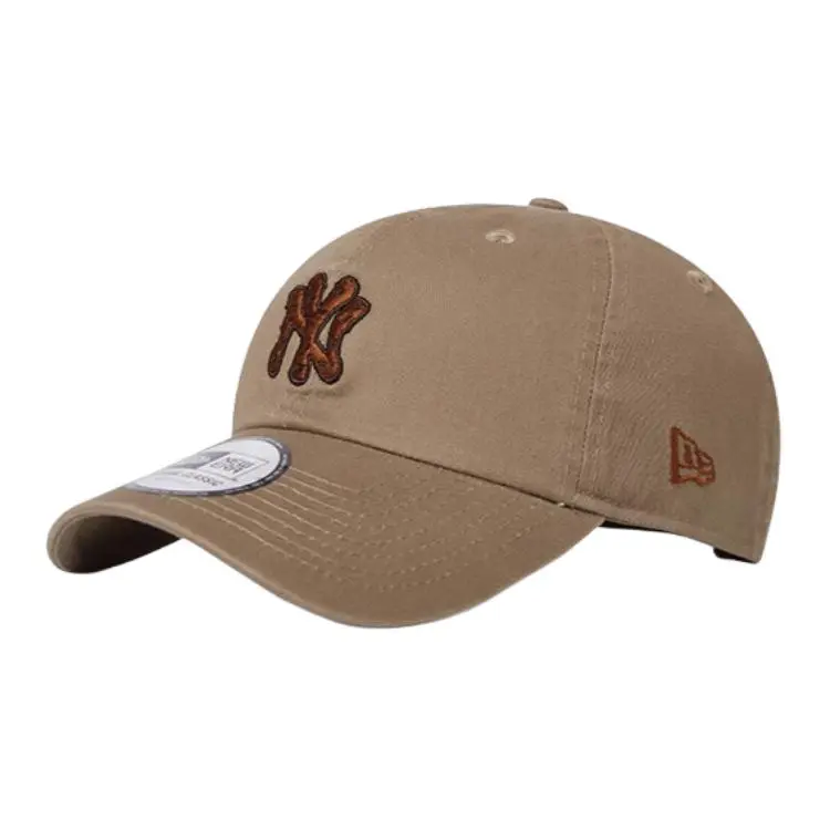 New Era Cotton Baseball Caps Unisex Brown
