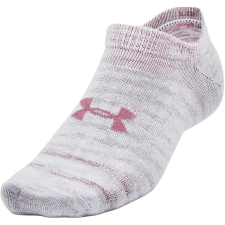 Under Armour Ankle Socks Unisex 3 Pack Pink