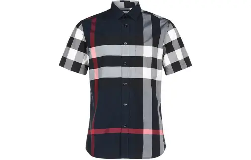 Burberry Shirt Men's Marine Blue