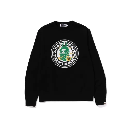 A BATHING APE Sweatshirts Men's Crew Neck Moderate Regular