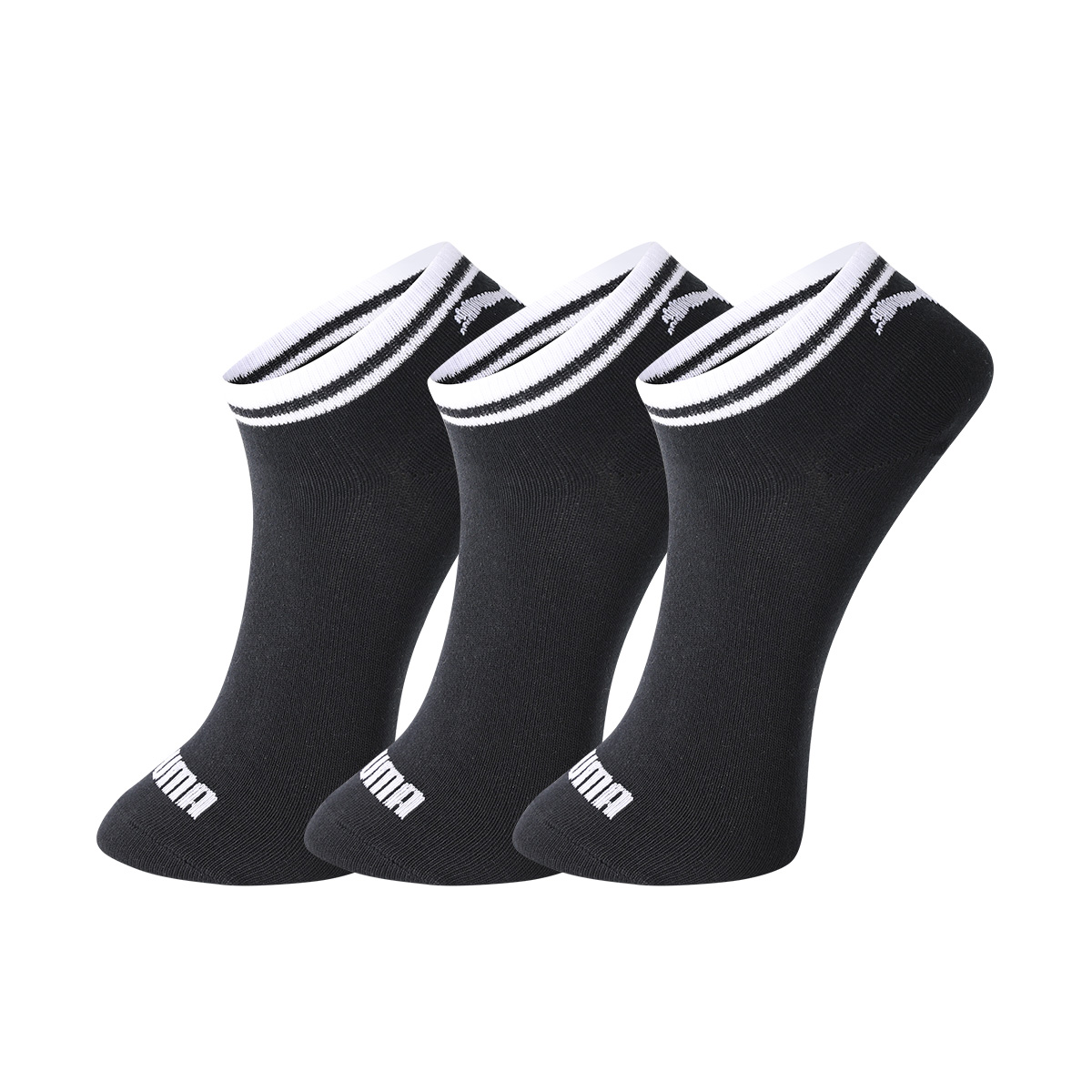 PUMA Ankle Socks Unisex 3 Pack Black