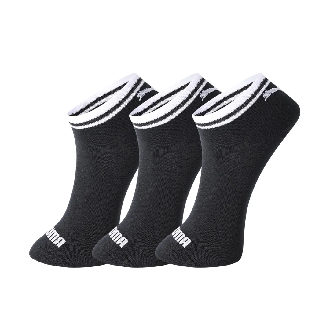 PUMA Ankle Socks Unisex 3 Pack Black