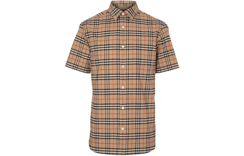 Burberry Shirts Men's Crew Neck Moderate Other