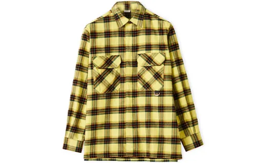 LOEWE Check Flannel Zipped Shirt