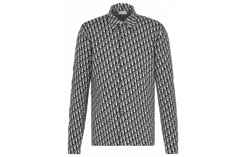 Dior Oblique motif shirt