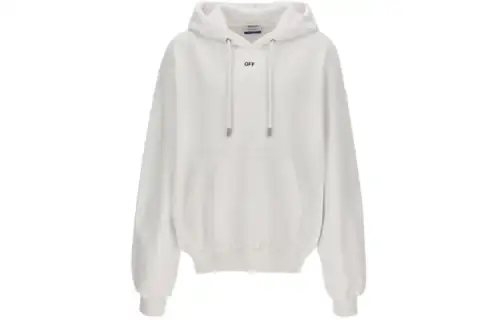 Off- Off Stamp Drawstring Hoodie