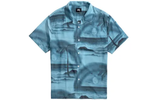 Stussy Shirts Men's Lapel Moderate Shirt