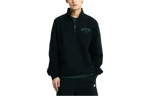 New Balance UNI Athletics Sweatshirts Men's Black Turtleneck Moderate Other