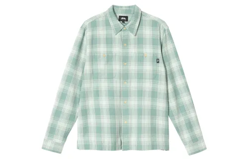 Stussy Shirts Men's Pointed Collar Moderate Shirt