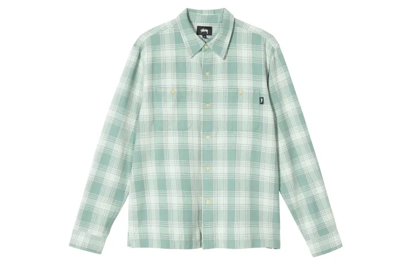 Stussy Shirts Men's Pointed Collar Moderate Shirt