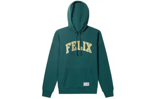 Levis Sweatshirts Men's Green Hooded Moderate Regular