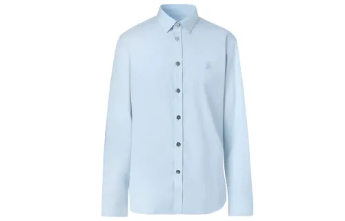 Burberry Shirt Men's Light Blue