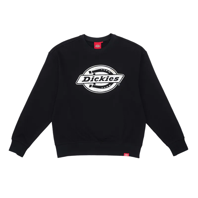 Dickies Sweatshirts Men's Black Crew Neck Moderate Regular
