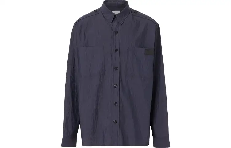 Burberry Shirt Men's Marine Blue