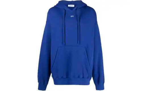 OFF-WHITE Logo-print Cotton Hoodie