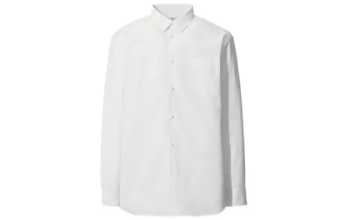 UNIQLO Jil Sander Shirts Men's White Pointed Collar Moderate Other