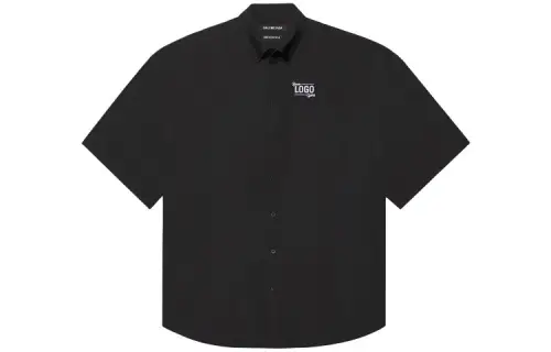 Balenciaga One Size Your Logo Here Short Sleeve Shirt