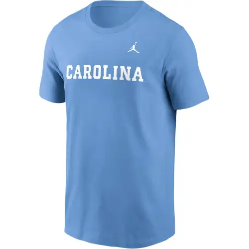 Jordan North Carolina Tar Heels Primetime Wordmark Men's Jordan College T Shirt