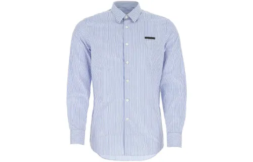 PRADA Shirts Men's Blue Moderate Other
