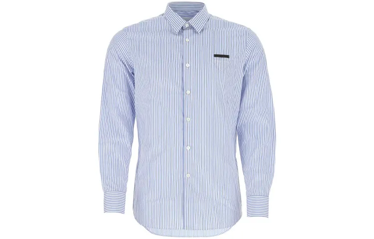 PRADA Shirts Men's Blue Moderate Other
