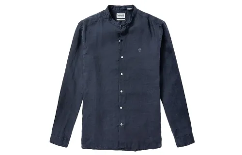 Timberland Shirts Men's Blue Stand Collar Moderate Other