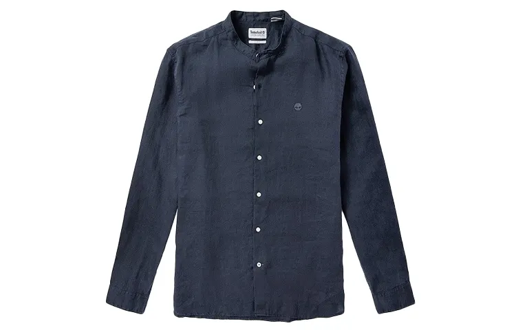 Timberland Shirts Men's Blue Stand Collar Moderate Other