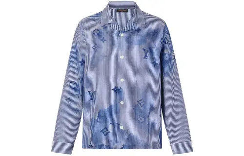 LOUIS VUITTON New Quarterly Products Of LV Shirts Men's Lapel Moderate Shirt