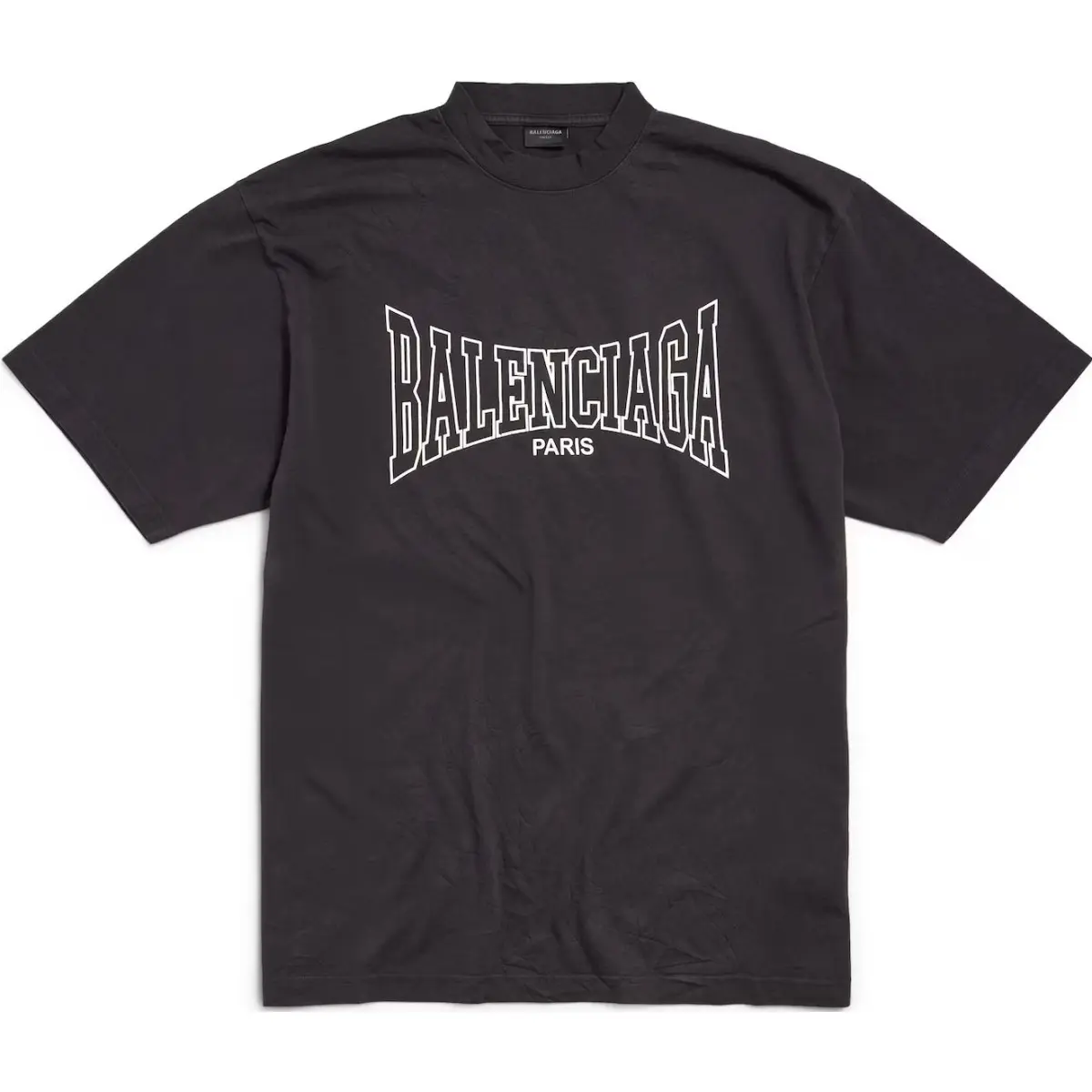 Balenciaga T Shirt Regular Fit Unisex Black