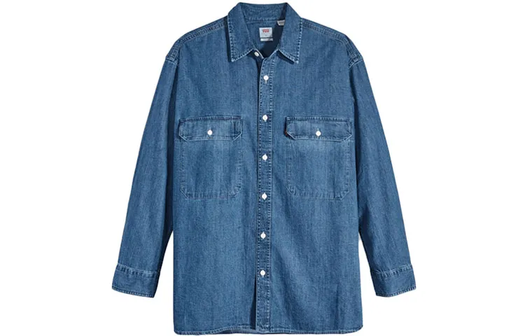 Levi's Shirts Men's Denim Lapel Moderate Other