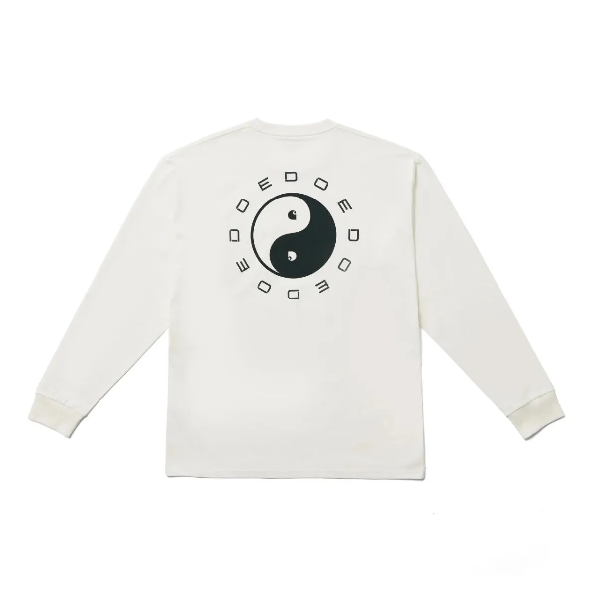 Carhartt WIP X DOE T-Shirts Unisex White Crew Neck Moderate Straight Fit