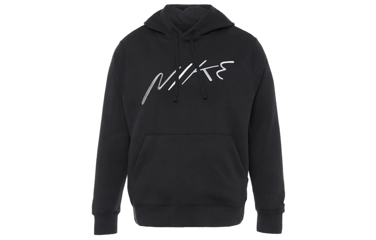 Nike Sweatshirts Men's Black Hooded Moderate Regular