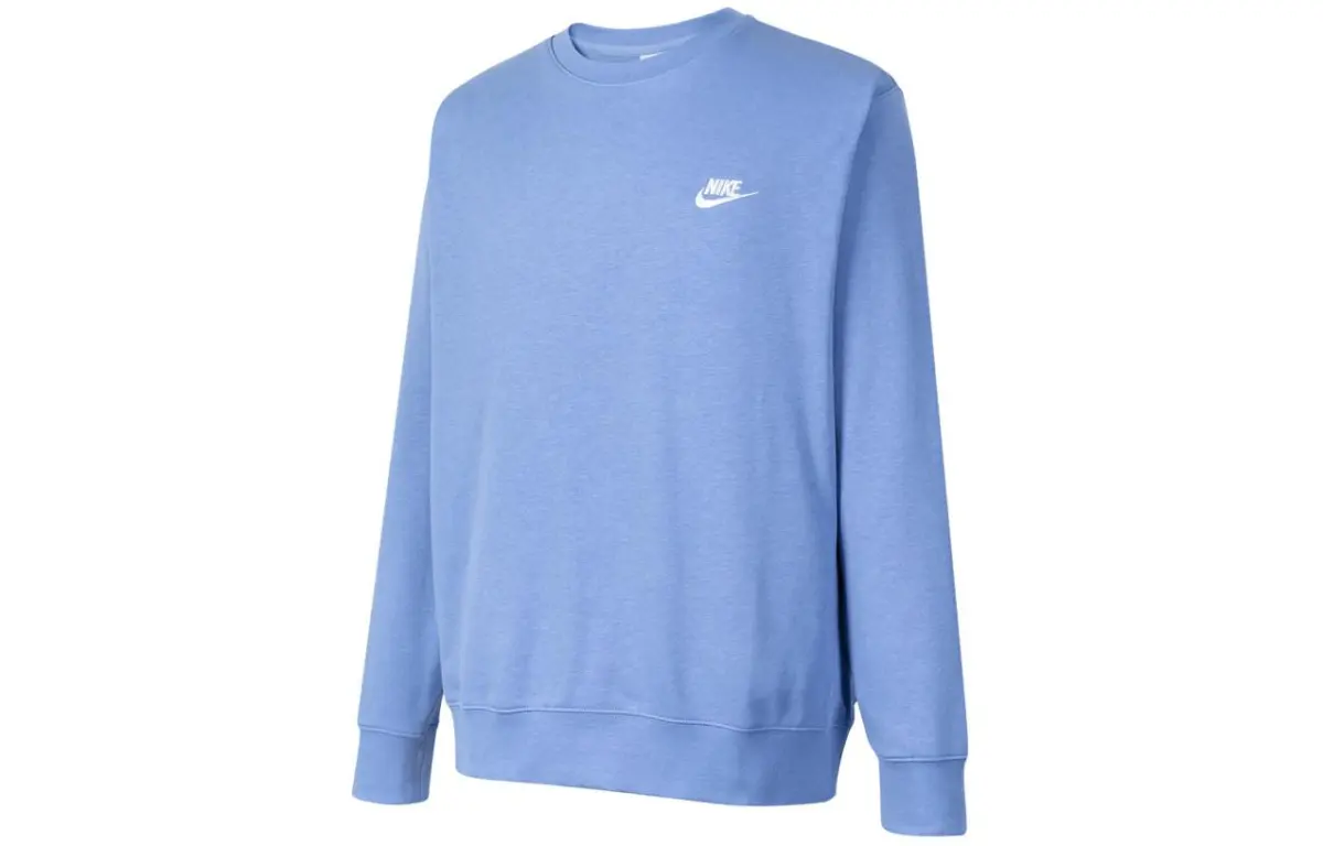 Nike Sweatshirts Men's Blue Crew Neck Moderate