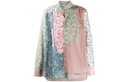 LOEWE Shirts Men's Multicolor Lapel Moderate Shirt