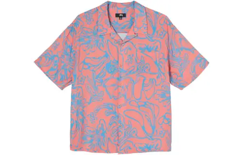 Stussy Shirts Unisex Lapel Moderate Other